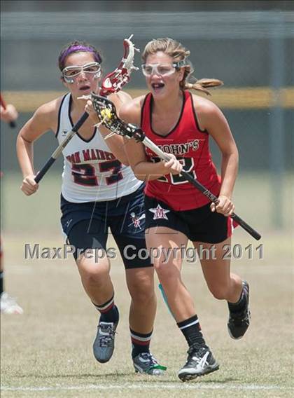 Thumbnail 2 in St. John's v Cy-Fair (D1 TGHSLL State Final) photogallery.
