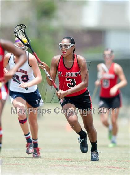 Thumbnail 1 in St. John's v Cy-Fair (D1 TGHSLL State Final) photogallery.