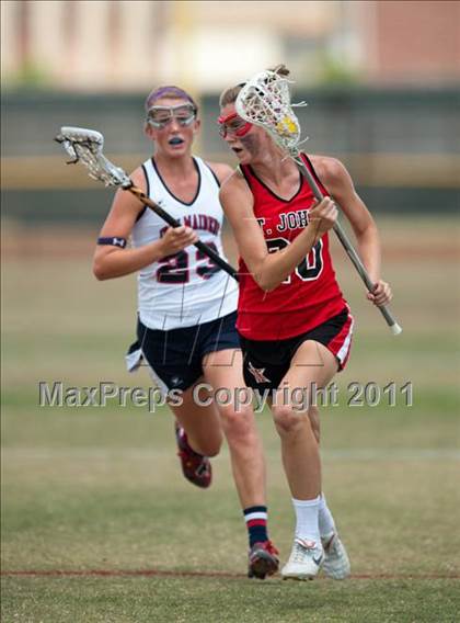 Thumbnail 1 in St. John's v Cy-Fair (D1 TGHSLL State Final) photogallery.