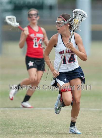 Thumbnail 2 in St. John's v Cy-Fair (D1 TGHSLL State Final) photogallery.