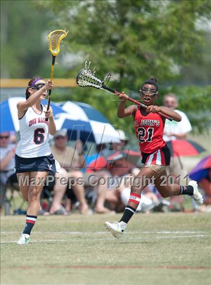 Thumbnail 1 in St. John's v Cy-Fair (D1 TGHSLL State Final) photogallery.