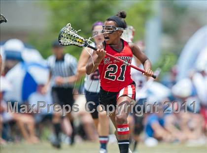 Thumbnail 2 in St. John's v Cy-Fair (D1 TGHSLL State Final) photogallery.