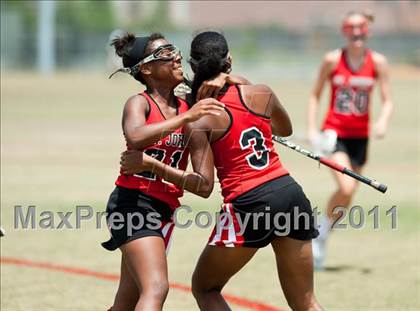 Thumbnail 3 in St. John's v Cy-Fair (D1 TGHSLL State Final) photogallery.