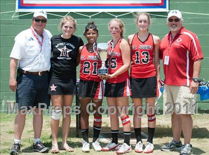 Thumbnail 1 in St. John's v Cy-Fair (D1 TGHSLL State Final) photogallery.