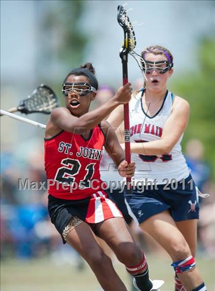 Thumbnail 1 in St. John's v Cy-Fair (D1 TGHSLL State Final) photogallery.