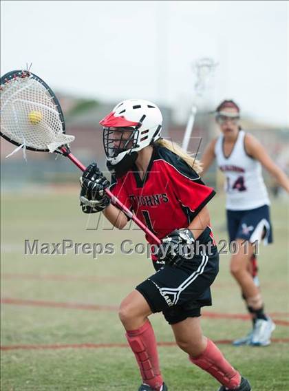 Thumbnail 3 in St. John's v Cy-Fair (D1 TGHSLL State Final) photogallery.