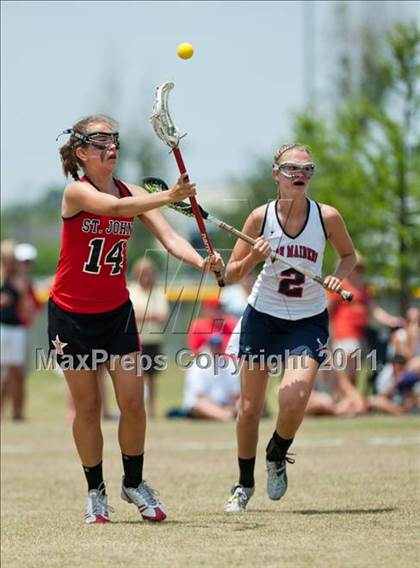 Thumbnail 3 in St. John's v Cy-Fair (D1 TGHSLL State Final) photogallery.