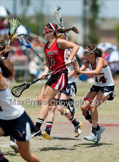 Thumbnail 2 in St. John's v Cy-Fair (D1 TGHSLL State Final) photogallery.