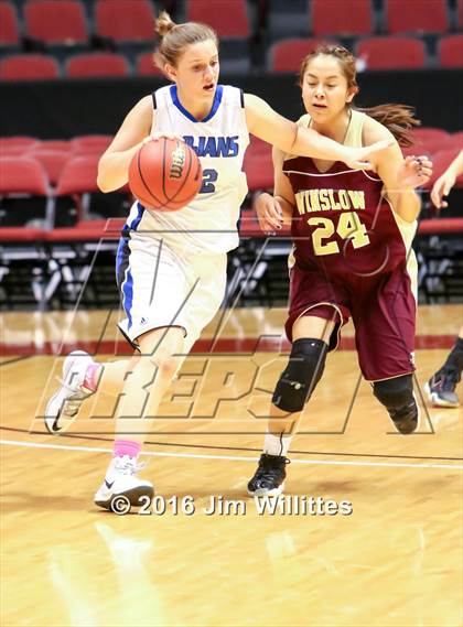Thumbnail 1 in Valley Christian vs. Winslow  (AIA D3 Quarterfinal) photogallery.
