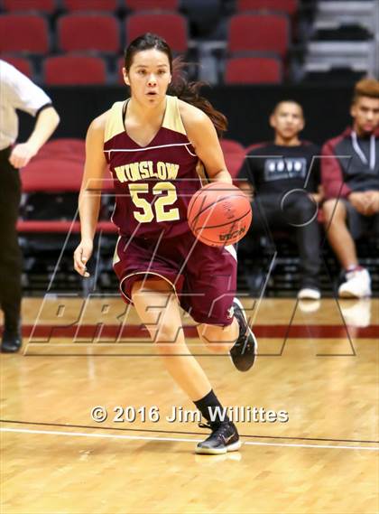 Thumbnail 2 in Valley Christian vs. Winslow  (AIA D3 Quarterfinal) photogallery.
