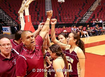 Thumbnail 2 in Valley Christian vs. Winslow  (AIA D3 Quarterfinal) photogallery.