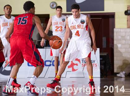 Thumbnail 3 in Oak Hill Academy vs. Findlay Prep (Dick's Sporting Goods National Tournament) photogallery.