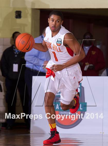 Thumbnail 1 in Oak Hill Academy vs. Findlay Prep (Dick's Sporting Goods National Tournament) photogallery.