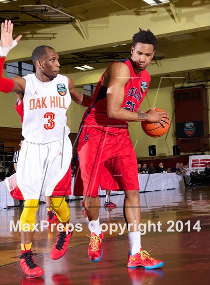 Thumbnail 2 in Oak Hill Academy vs. Findlay Prep (Dick's Sporting Goods National Tournament) photogallery.