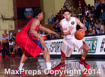 Thumbnail 1 in Oak Hill Academy vs. Findlay Prep (Dick's Sporting Goods National Tournament) photogallery.