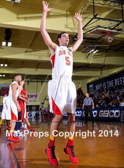 Thumbnail 2 in Oak Hill Academy vs. Findlay Prep (Dick's Sporting Goods National Tournament) photogallery.