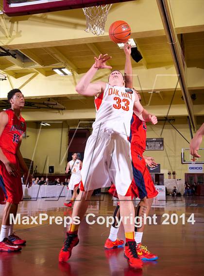 Thumbnail 3 in Oak Hill Academy vs. Findlay Prep (Dick's Sporting Goods National Tournament) photogallery.