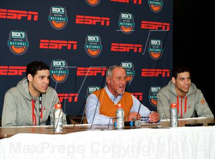 Thumbnail 1 in Oak Hill Academy vs. Findlay Prep (Dick's Sporting Goods National Tournament) photogallery.
