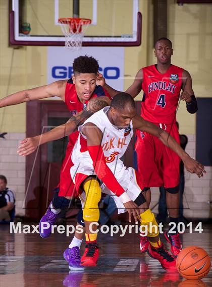 Thumbnail 1 in Oak Hill Academy vs. Findlay Prep (Dick's Sporting Goods National Tournament) photogallery.