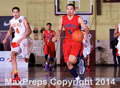 Thumbnail 3 in Oak Hill Academy vs. Findlay Prep (Dick's Sporting Goods National Tournament) photogallery.