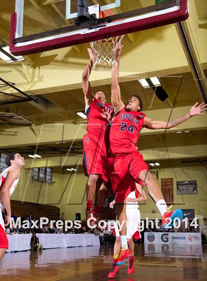 Thumbnail 1 in Oak Hill Academy vs. Findlay Prep (Dick's Sporting Goods National Tournament) photogallery.