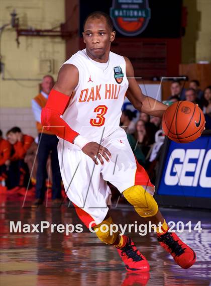 Thumbnail 3 in Oak Hill Academy vs. Findlay Prep (Dick's Sporting Goods National Tournament) photogallery.