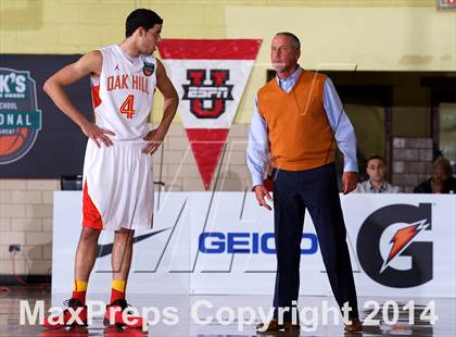 Thumbnail 2 in Oak Hill Academy vs. Findlay Prep (Dick's Sporting Goods National Tournament) photogallery.