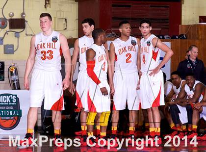 Thumbnail 3 in Oak Hill Academy vs. Findlay Prep (Dick's Sporting Goods National Tournament) photogallery.