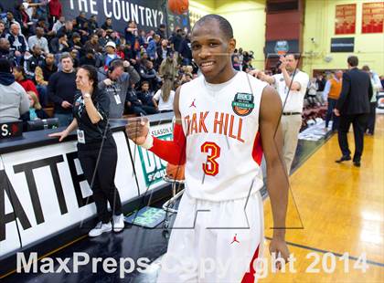 Thumbnail 2 in Oak Hill Academy vs. Findlay Prep (Dick's Sporting Goods National Tournament) photogallery.