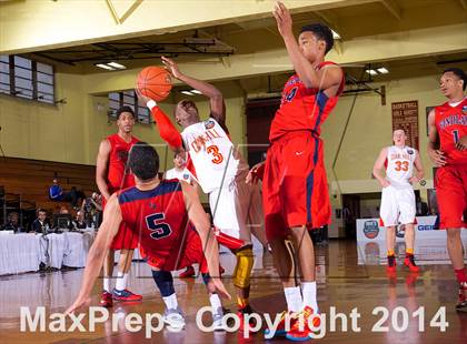 Thumbnail 1 in Oak Hill Academy vs. Findlay Prep (Dick's Sporting Goods National Tournament) photogallery.