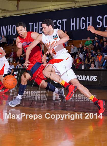 Thumbnail 2 in Oak Hill Academy vs. Findlay Prep (Dick's Sporting Goods National Tournament) photogallery.