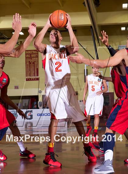 Thumbnail 2 in Oak Hill Academy vs. Findlay Prep (Dick's Sporting Goods National Tournament) photogallery.