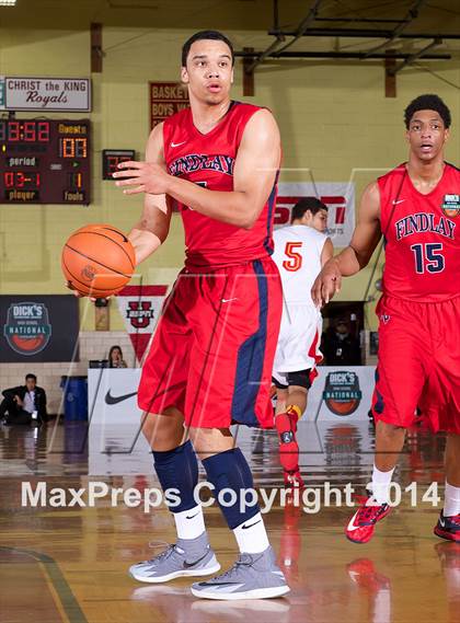 Thumbnail 2 in Oak Hill Academy vs. Findlay Prep (Dick's Sporting Goods National Tournament) photogallery.