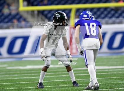 Thumbnail 1 in Catholic Central vs. Cass Tech (MHSAA Division 1 Final) photogallery.