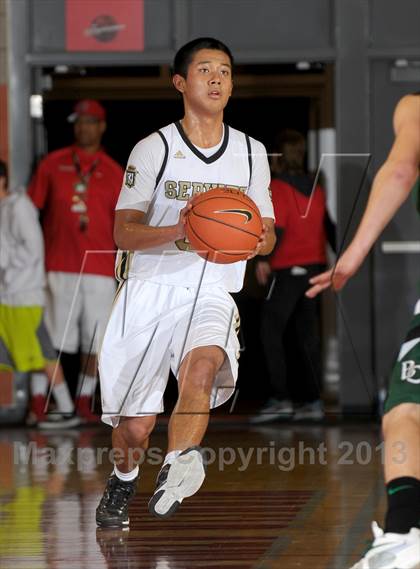 Thumbnail 2 in Brethren Christian vs. Servite (Nike Extravaganza) photogallery.