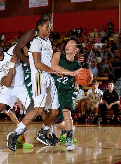 Thumbnail 1 in Brethren Christian vs. Servite (Nike Extravaganza) photogallery.