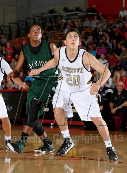 Thumbnail 2 in Brethren Christian vs. Servite (Nike Extravaganza) photogallery.