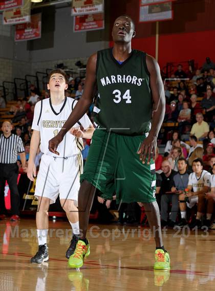 Thumbnail 1 in Brethren Christian vs. Servite (Nike Extravaganza) photogallery.