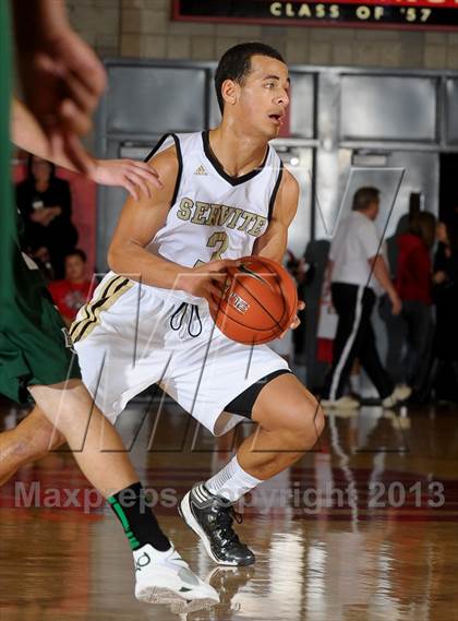 Thumbnail 2 in Brethren Christian vs. Servite (Nike Extravaganza) photogallery.