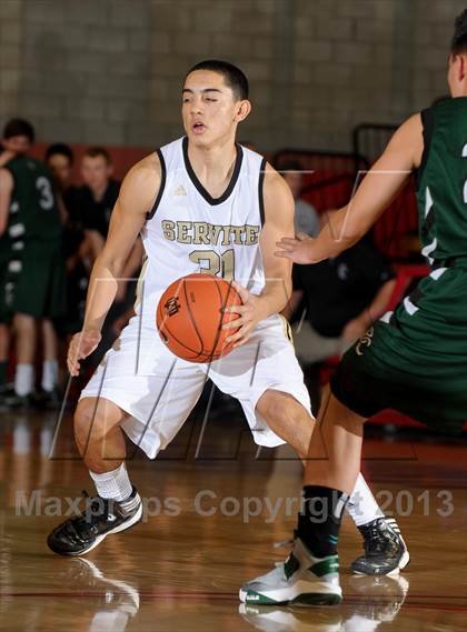 Thumbnail 2 in Brethren Christian vs. Servite (Nike Extravaganza) photogallery.