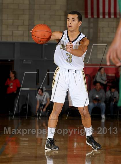 Thumbnail 2 in Brethren Christian vs. Servite (Nike Extravaganza) photogallery.