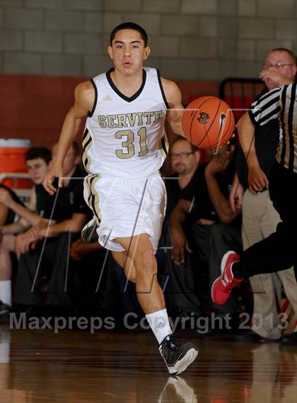 Thumbnail 1 in Brethren Christian vs. Servite (Nike Extravaganza) photogallery.