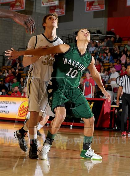 Thumbnail 2 in Brethren Christian vs. Servite (Nike Extravaganza) photogallery.