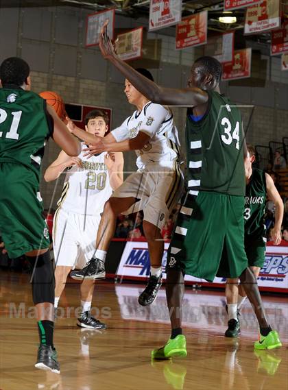 Thumbnail 1 in Brethren Christian vs. Servite (Nike Extravaganza) photogallery.