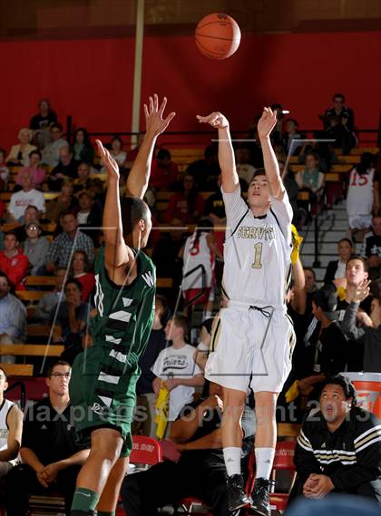 Thumbnail 1 in Brethren Christian vs. Servite (Nike Extravaganza) photogallery.