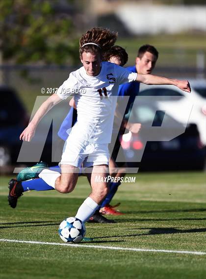 Thumbnail 1 in Sparkman vs. Auburn (Southern Soccer Challenge  Invitational Tournament) photogallery.