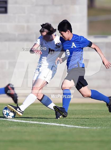 Thumbnail 1 in Sparkman vs. Auburn (Southern Soccer Challenge  Invitational Tournament) photogallery.
