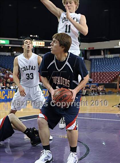 Thumbnail 1 in Colfax vs. Modesto Christian (CIF SJS D4 Final) photogallery.