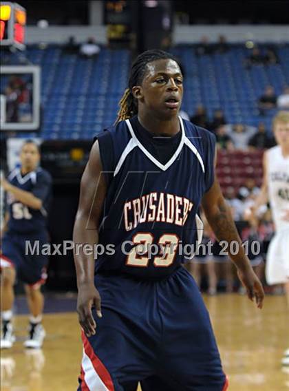 Thumbnail 3 in Colfax vs. Modesto Christian (CIF SJS D4 Final) photogallery.