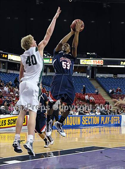 Thumbnail 3 in Colfax vs. Modesto Christian (CIF SJS D4 Final) photogallery.